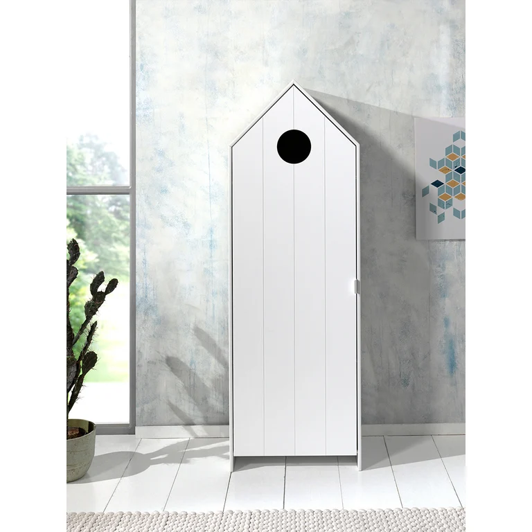 Armoire 1 porte Vipack Casami - Blanc