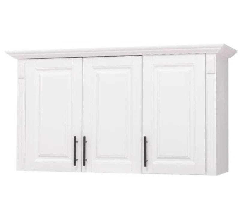 Casa Padrino Küchenschrank im Landhausstil mit 3 Türen, 120 x 35 x 65 cm