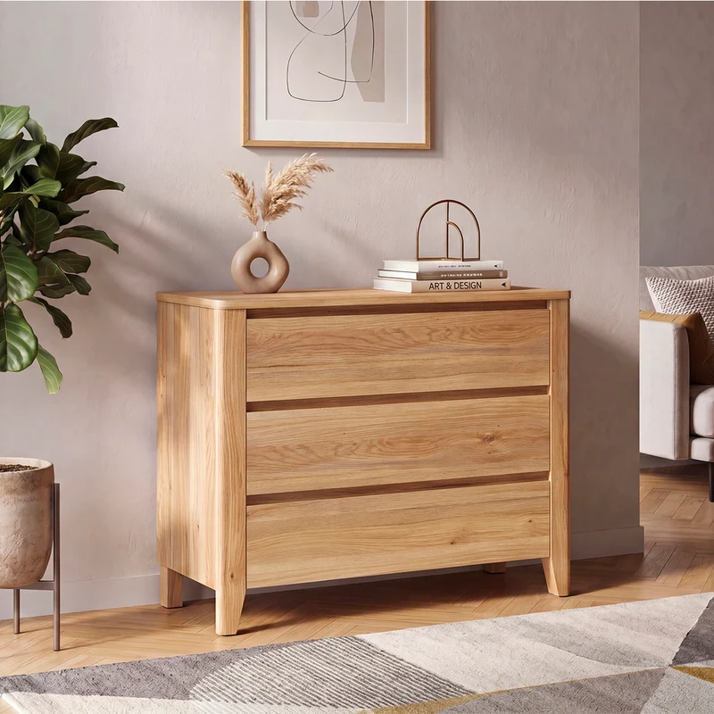 Commode 3 tiroirs Samara Bois