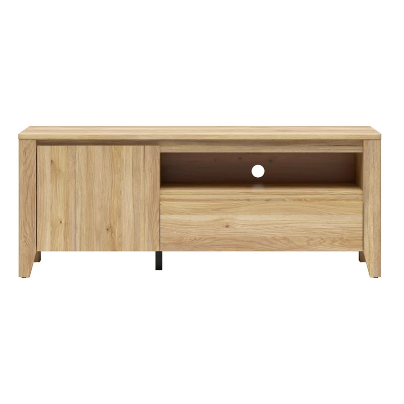 Meuble TV 1 porte 1 tiroir 161 cm Samara Bois