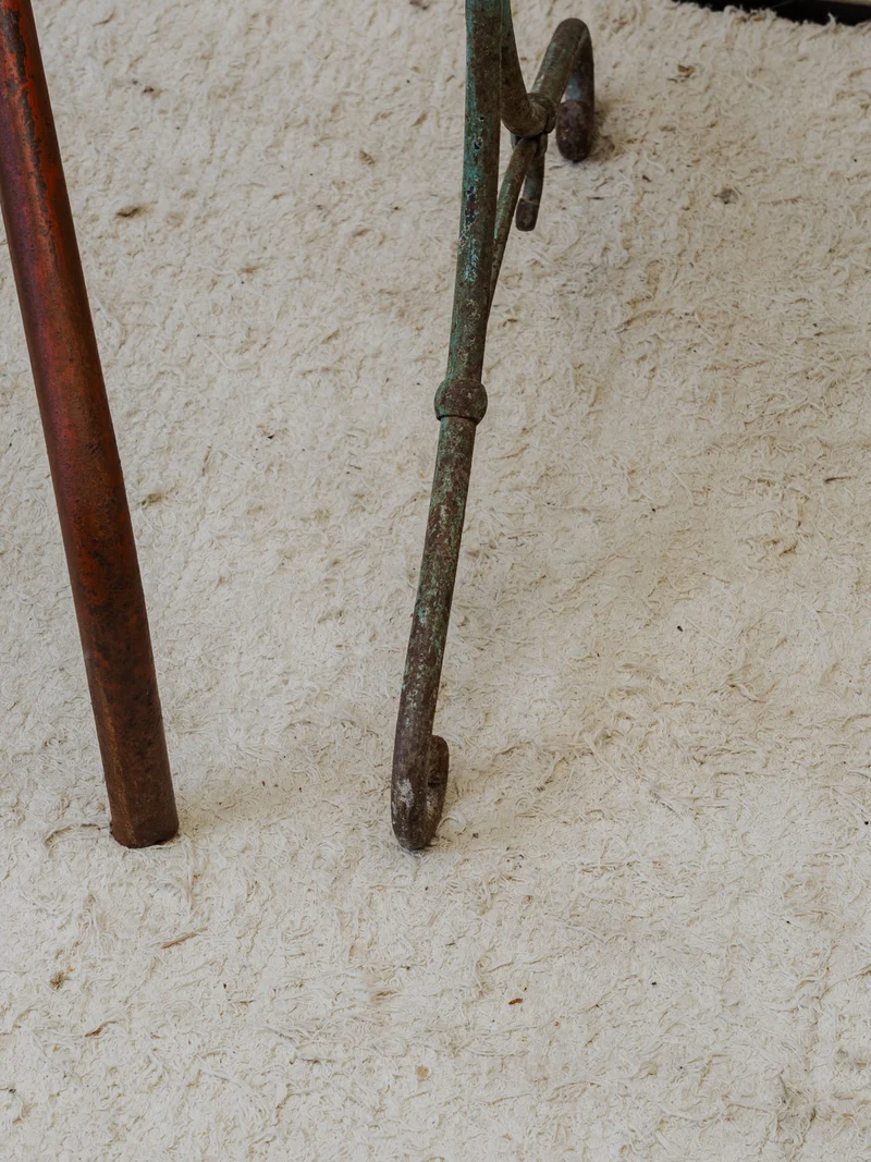 Joseph, le berceau en métal vert N°23