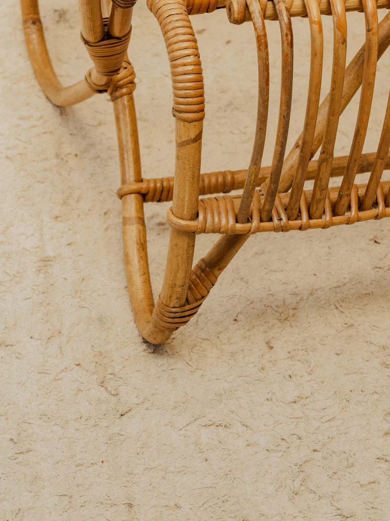 Ernest, le fauteuil en rotin N°1046