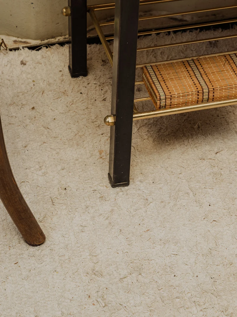 Donna, la table basse en bois et métal N°1063
