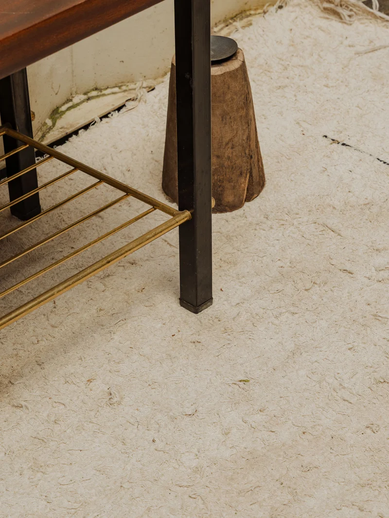 Donna, la table basse en bois et métal N°1063