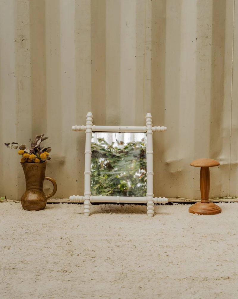 Georges, le miroir bambou blanc N°1287