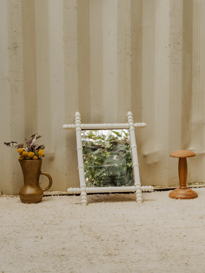 Georges, le miroir bambou blanc N°1287