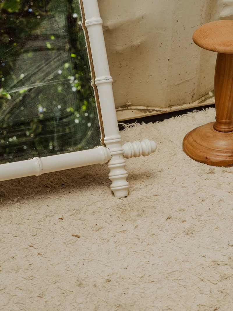 Georges, le miroir bambou blanc N°1287