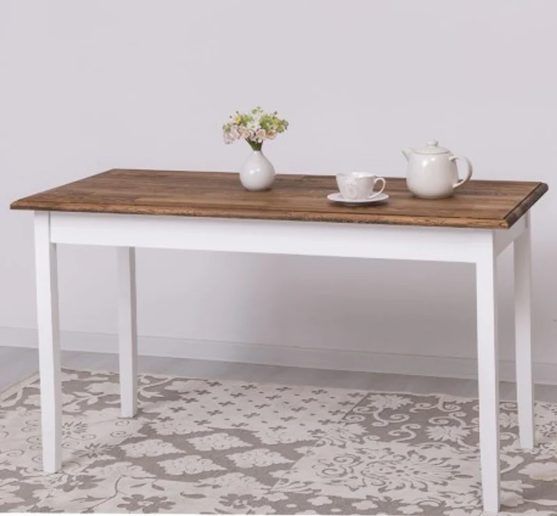 Casa Padrino Esstisch im Landhausstil, 140 x 70 x 78 cm