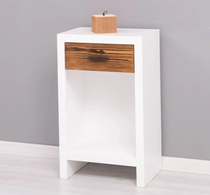 Casa Padrino Nachttisch im Landhausstil mit 1 Schublade, 45 x 30 x 74 cm