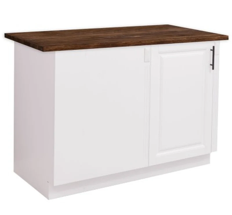 Casa Padrino Küchenschrank im Landhausstil mit 1 Tür, 120 x 60 x 89 cm