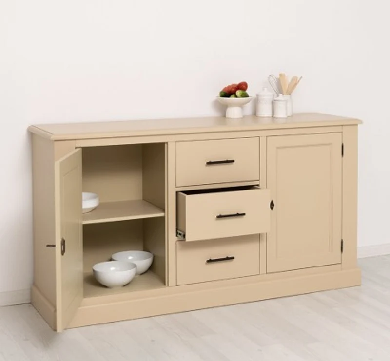 Casa Padrino Sideboard im Landhausstil mit 2 Türen und 3 Schubladen, 173 x 47 x 93 cm