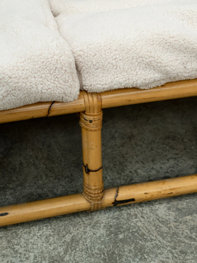 Jacques, le salon en bambou et tissu N°142