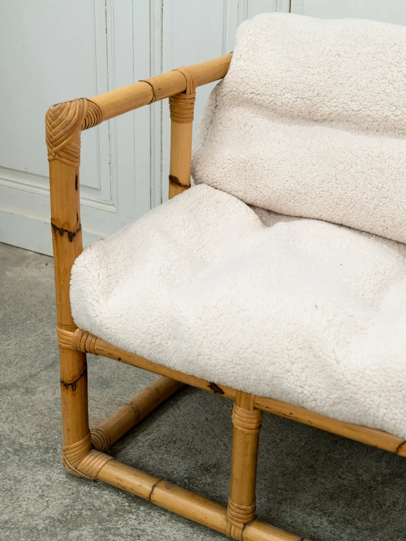 Jacques, le salon en bambou et tissu N°142