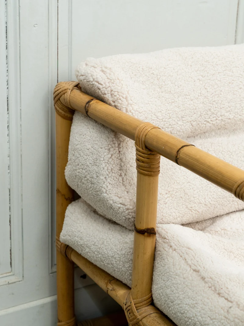 Jacques, le salon en bambou et tissu N°142