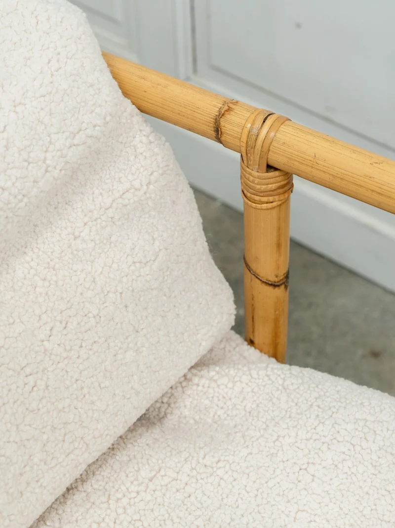 Jacques, le salon en bambou et tissu N°142