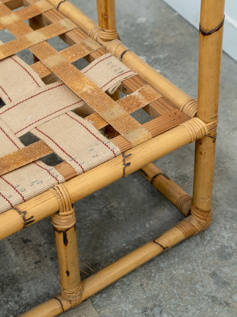 Jacques, le salon en bambou et tissu N°142