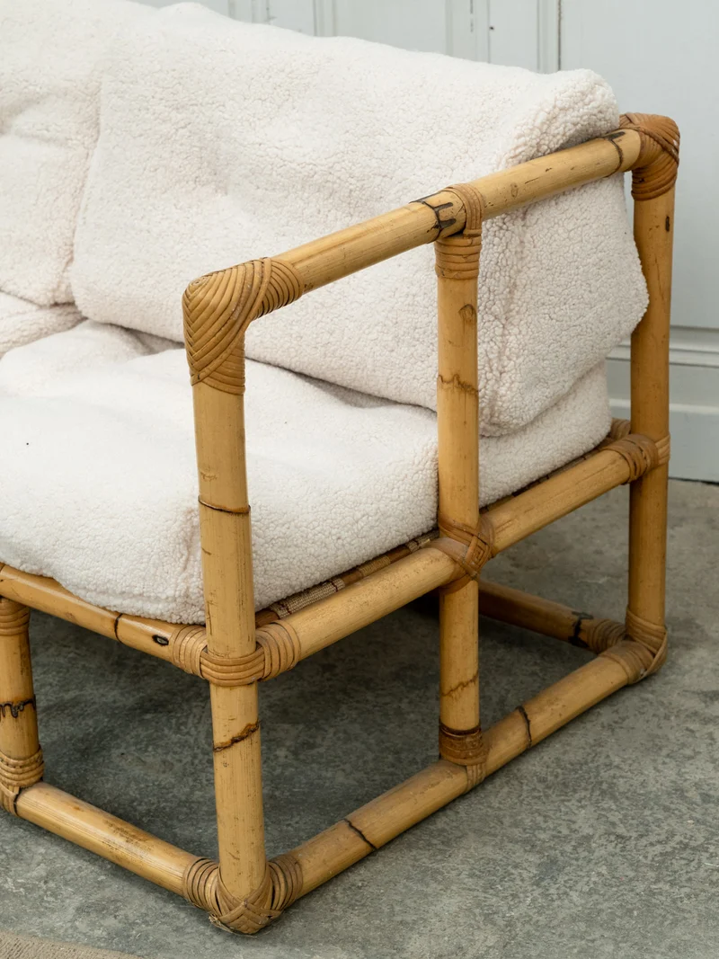 Jacques, le salon en bambou et tissu N°142