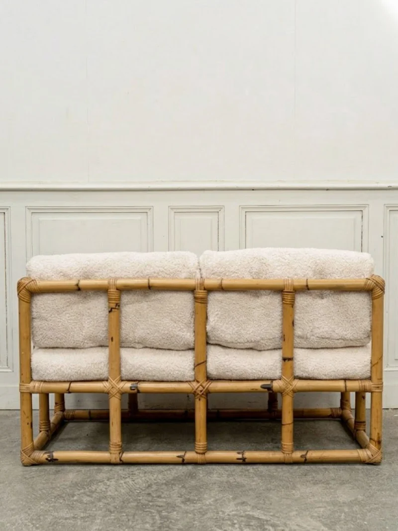 Jacques, le salon en bambou et tissu N°142
