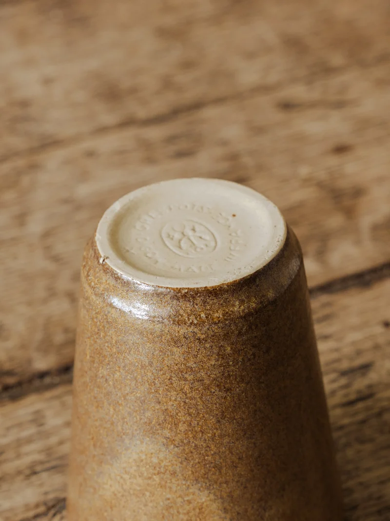 Eugène, le lot de 5 verres en grès brun N°236