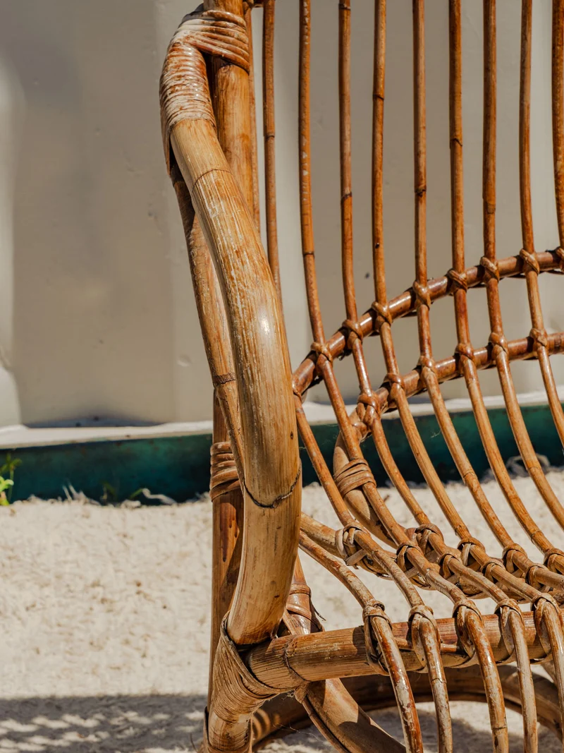 Ernest, le fauteuil en osier N°1031