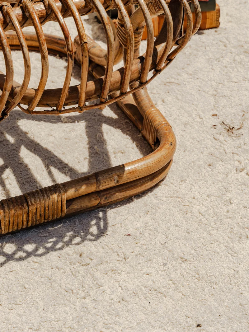 Ernest, le fauteuil en osier N°1031