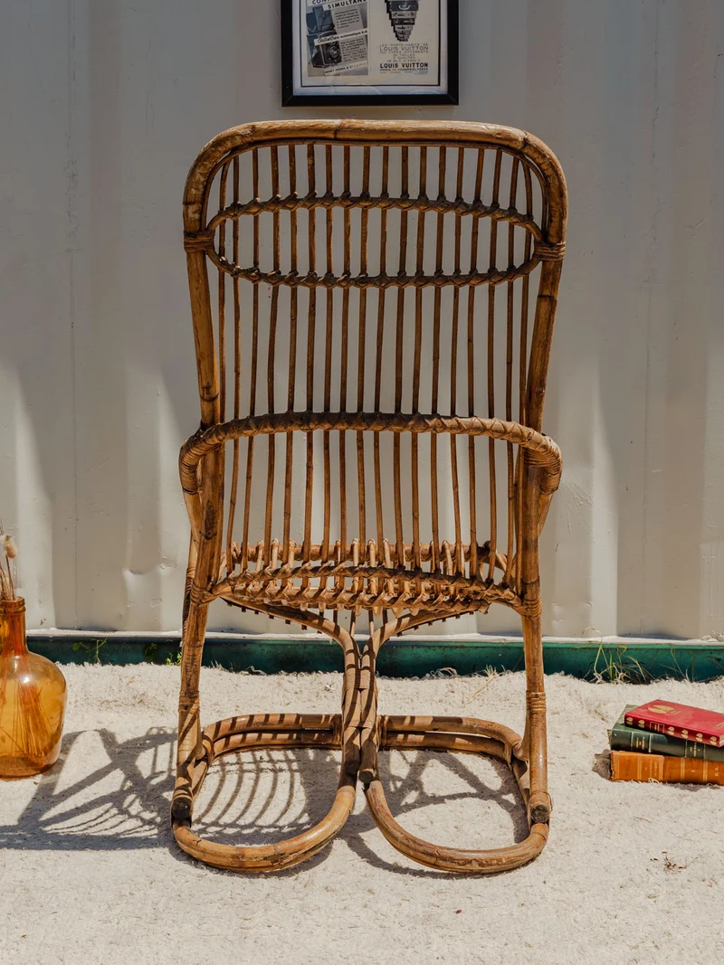 Ernest, le fauteuil en osier N°1031