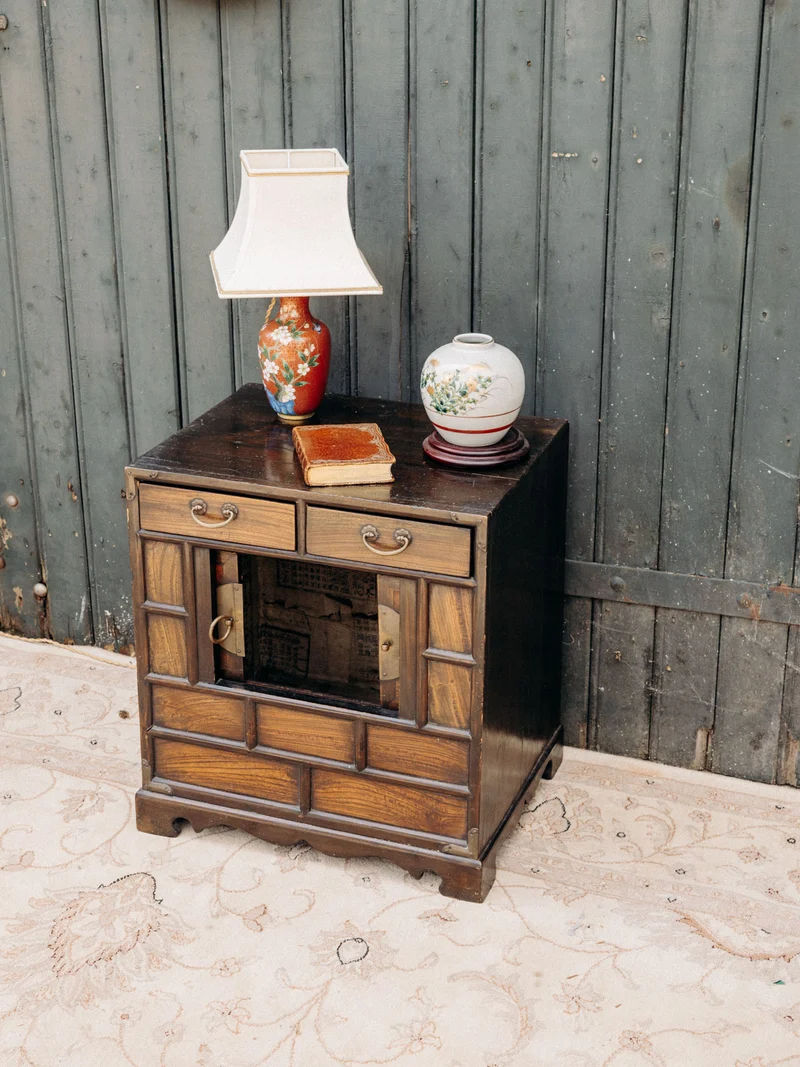 Olga, la commode au style asiatique aux multiples rangementsN°667