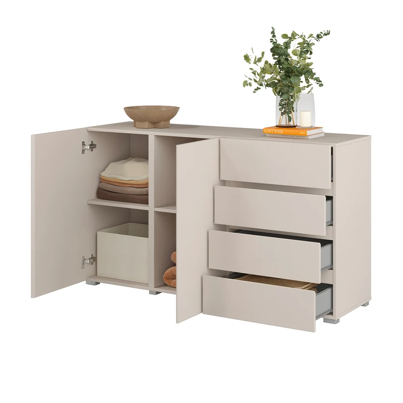 Buffet 2 portes 4 tiroirs Maxis Cachemire