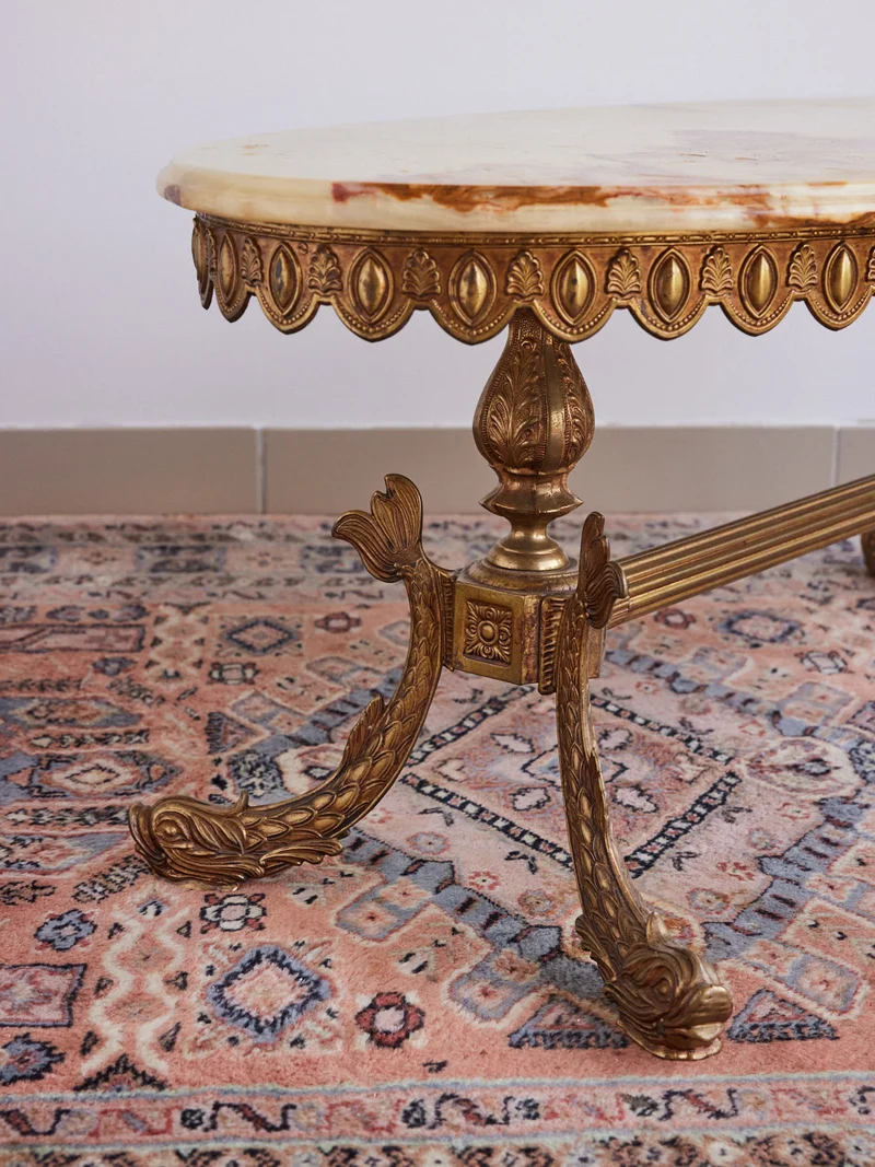 Léonie, la table basse en onyx N°1038