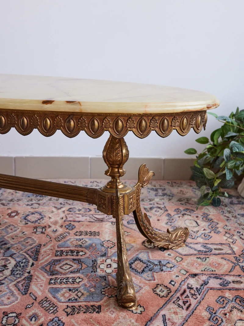 Léonie, la table basse en onyx N°1038
