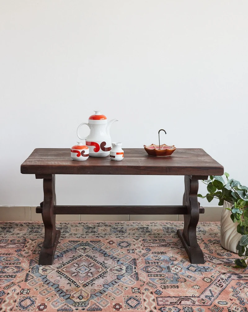 Léonie, la table basse en bois massif N°1041