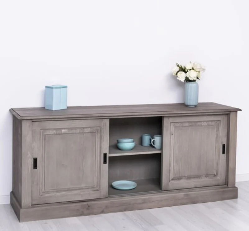 Casa Padrino Sideboard im Landhausstil mit 3 Schiebetüren, 188 x 48 x 78 cm