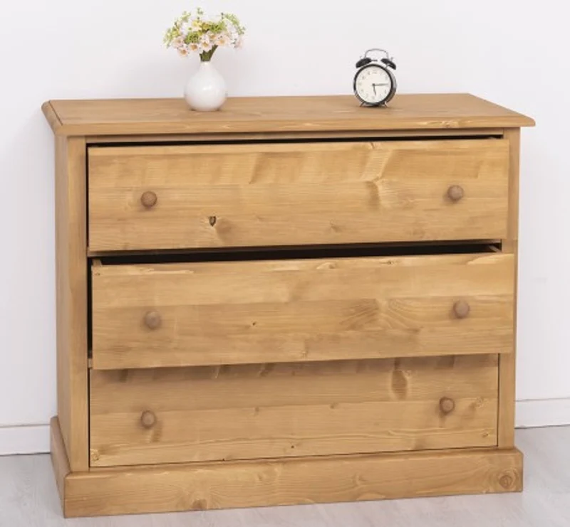 Casa Padrino Kommode im Landhausstil mit 3 Schubladen, 110 x 50 x 90 cm