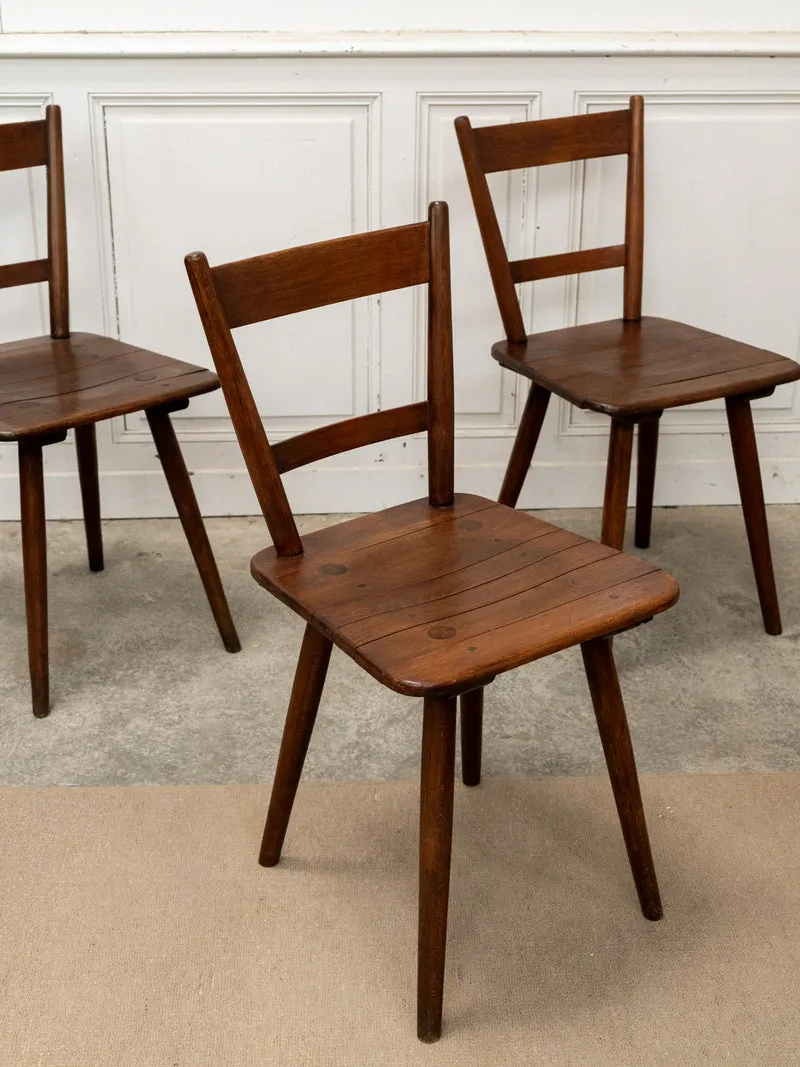 Alma, le lot de 5 chaises vintage par Adolf Schenck N°1692