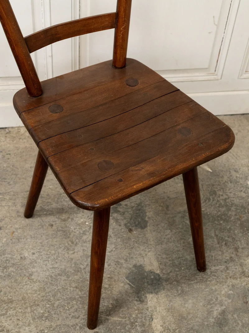 Alma, le lot de 5 chaises vintage par Adolf Schenck N°1692