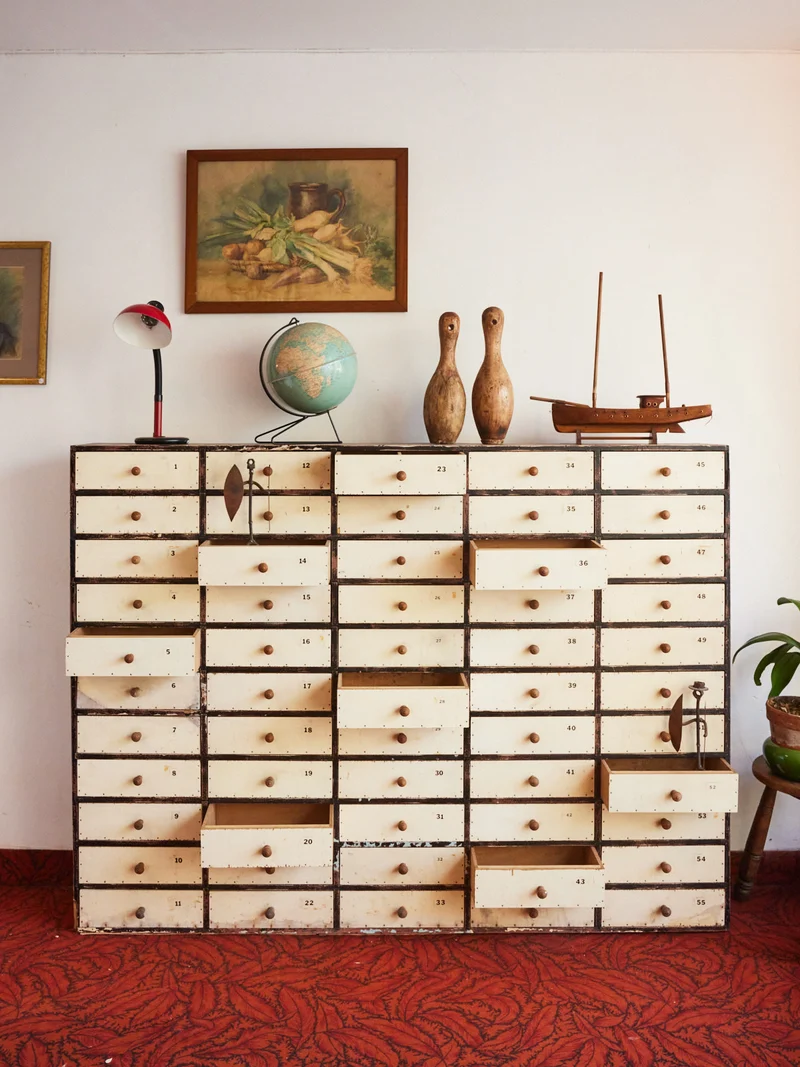 Fernand, le meuble de métier 55 tiroirs N°371