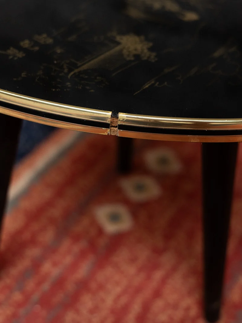Francine, la table d'appoint aux inspirations japonaises N°1049