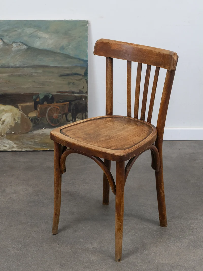 Claude, le lot de 4 chaises en bois Luterma N°1365