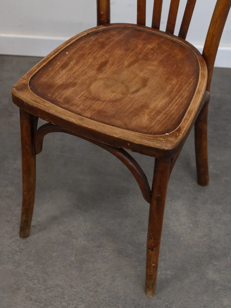 Claude, le lot de 4 chaises en bois Luterma N°1365