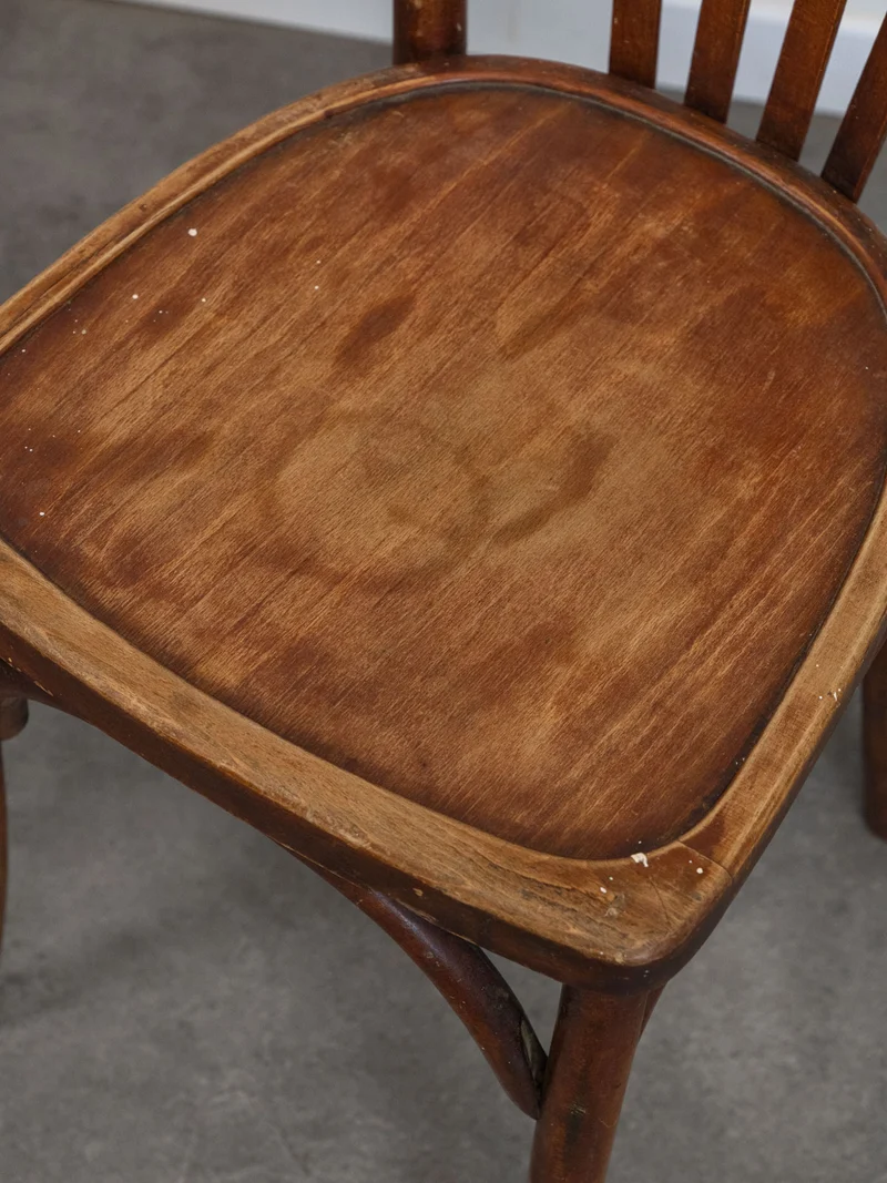 Claude, le lot de 4 chaises en bois Luterma N°1365