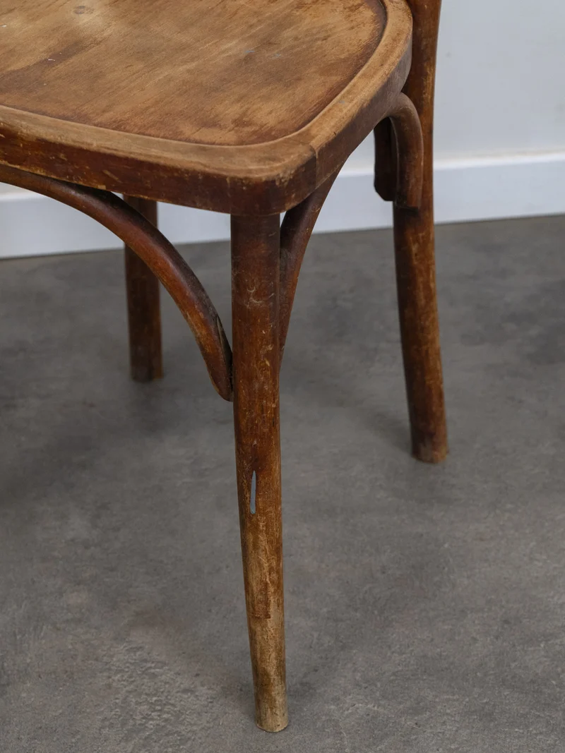 Claude, le lot de 4 chaises en bois Luterma N°1365