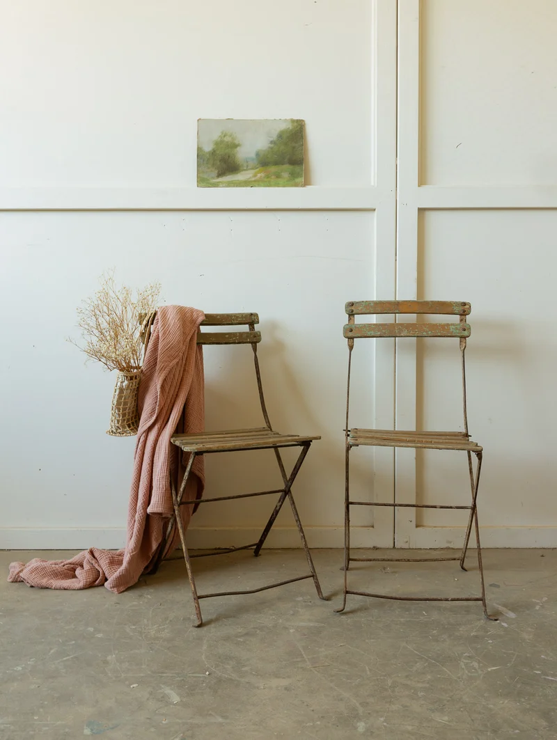 Claude, la chaise ancienne de jardin N°1346
