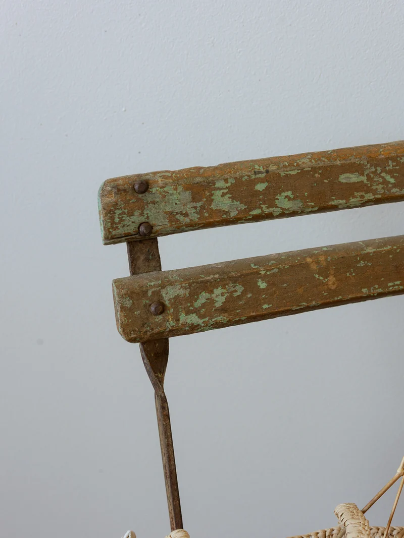 Claude, la chaise ancienne de jardin N°1346