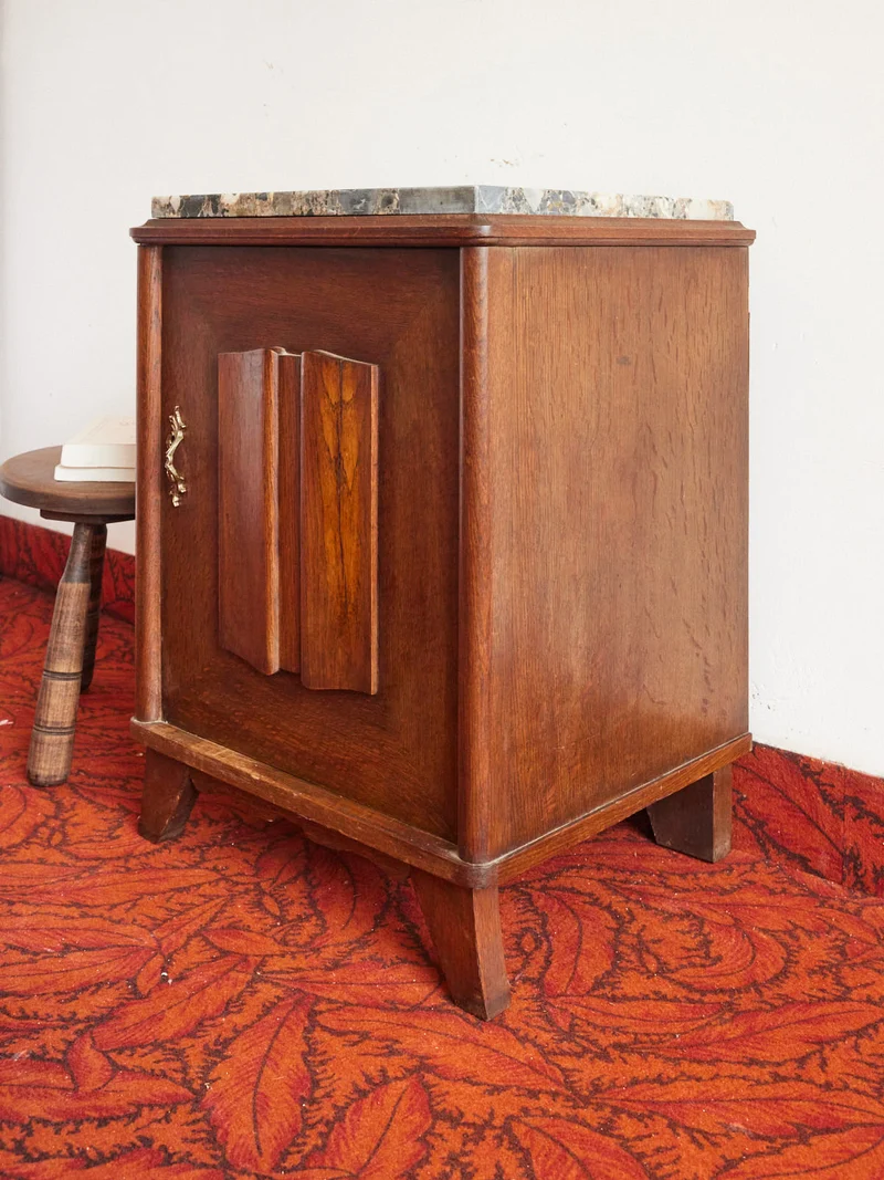 Odile, la table de chevet en bois N°1414