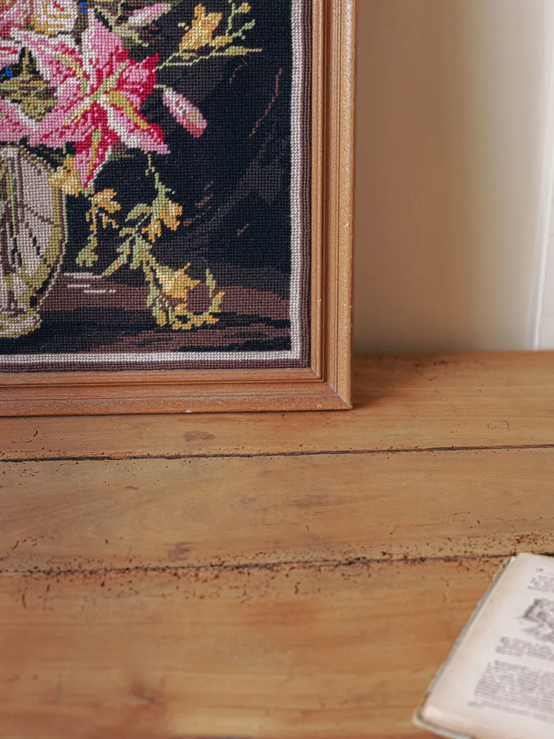 Nina, la toile en crochet au motif floral N°404