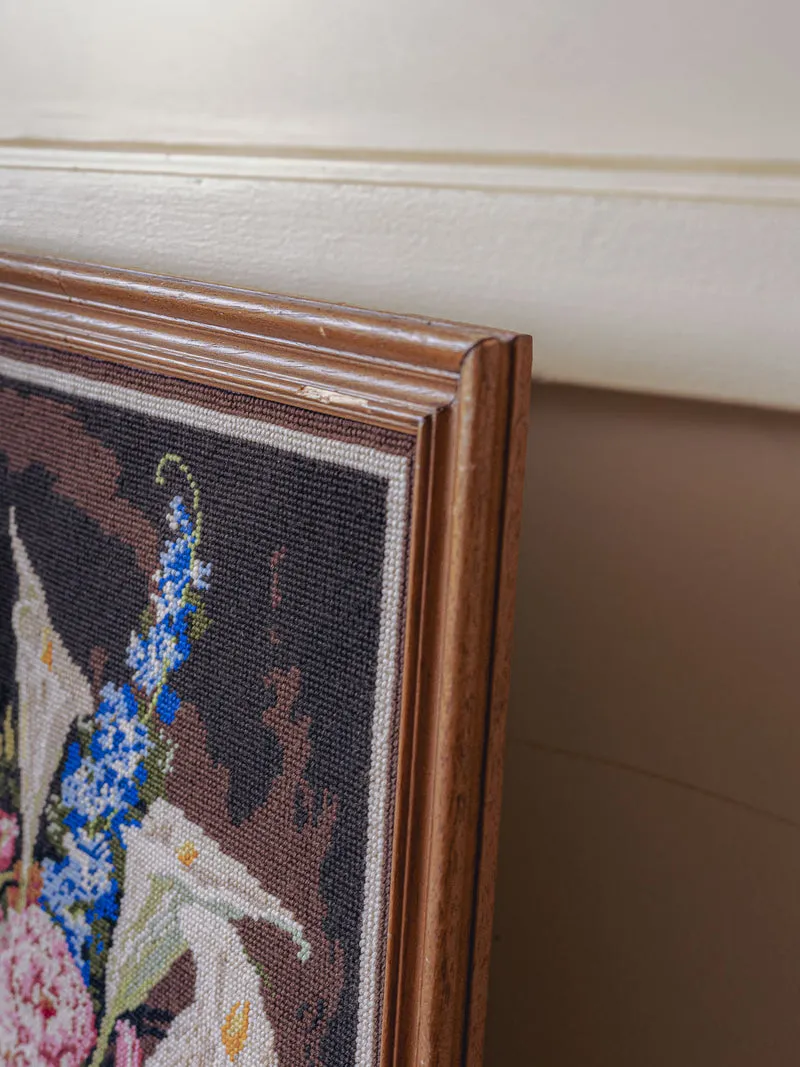 Nina, la toile en crochet au motif floral N°404