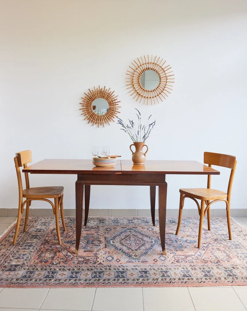 Karla, la table à manger en bois N°1192