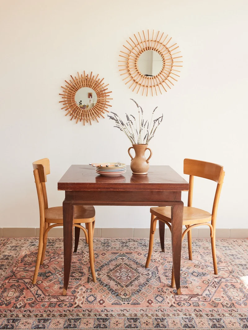 Karla, la table à manger en bois N°1192