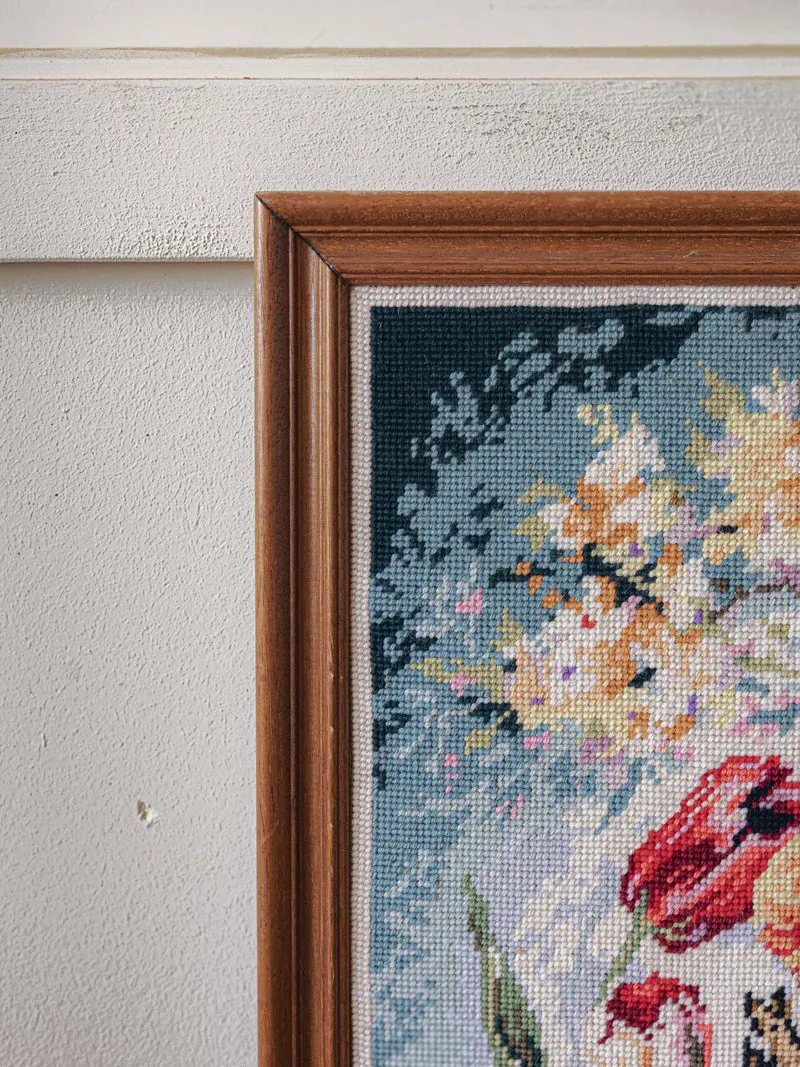 Nina, la toile en crochet au motif floral N°403