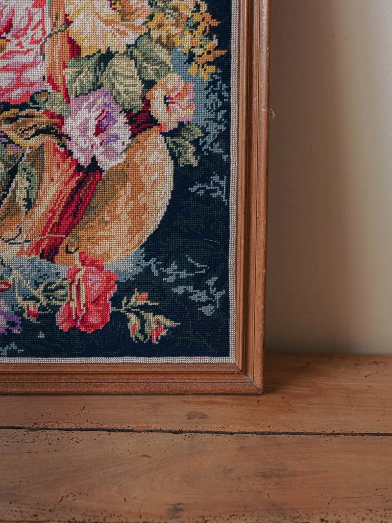 Nina, la toile en crochet au motif floral N°403